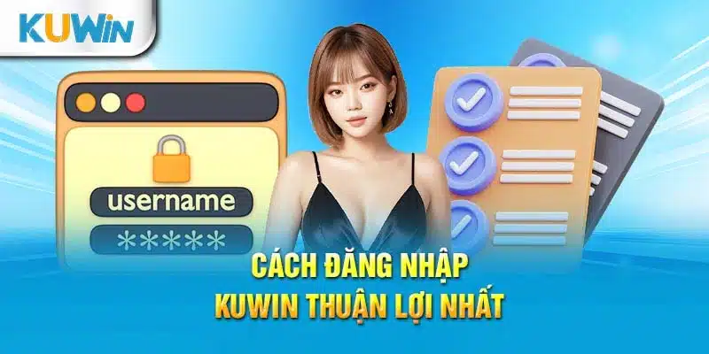 Thao tác đăng nhập Kuwin nhanh chóng